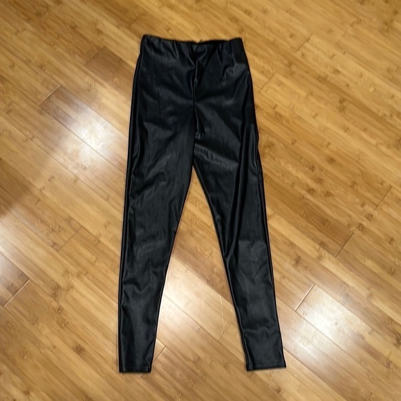 PrettyLittleThing Pants - Prettylittlething imitation leather pants women’s 8